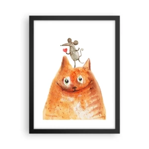 Plakat w czarnej ramie - Paradoksy miłości - 30x40 cm