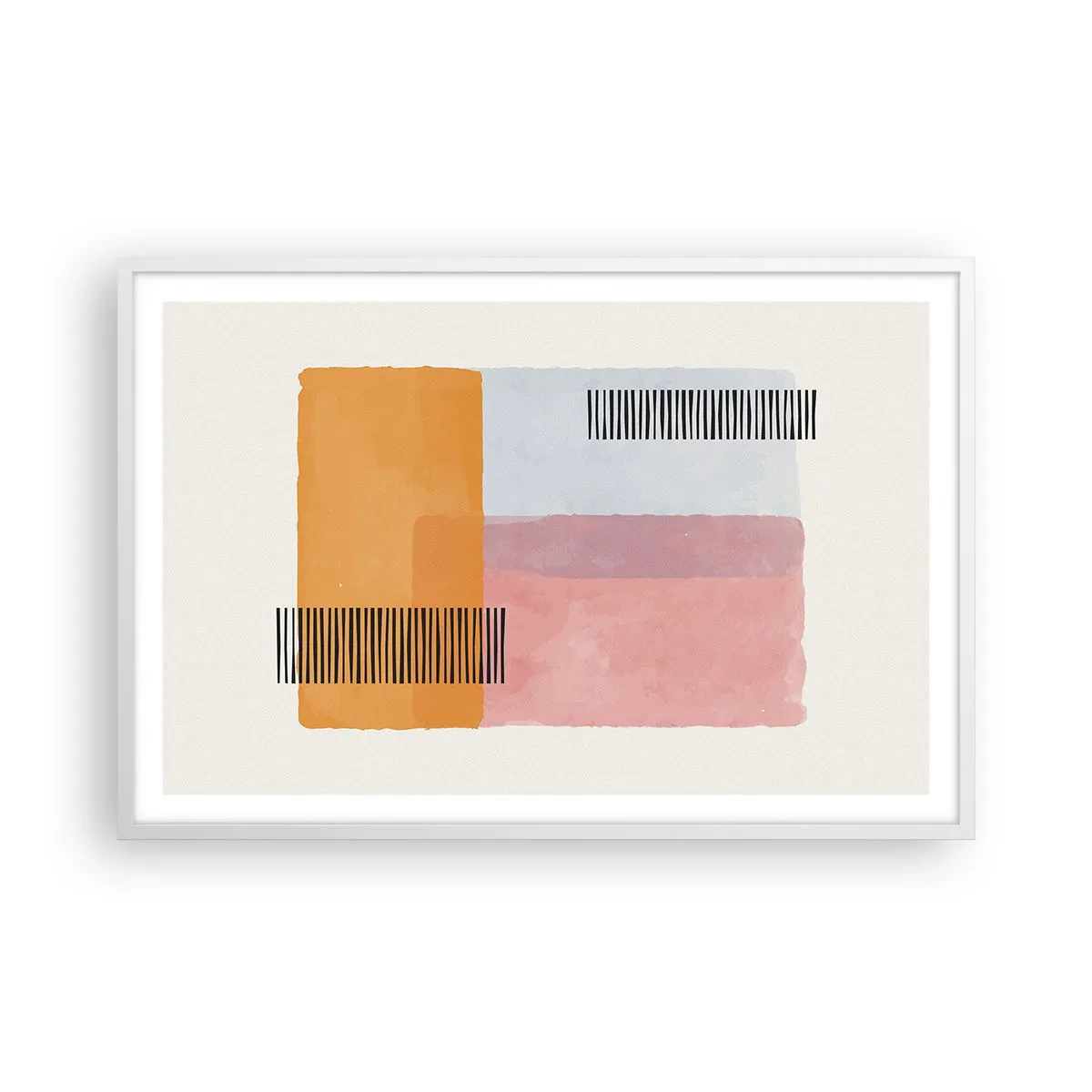 Plakat w białej ramie - Z kąta w kąt - 91x61 cm