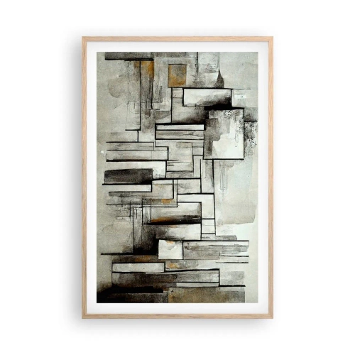 Plakat w ramie jasny dąb - Siła prostoty - 61x91 cm