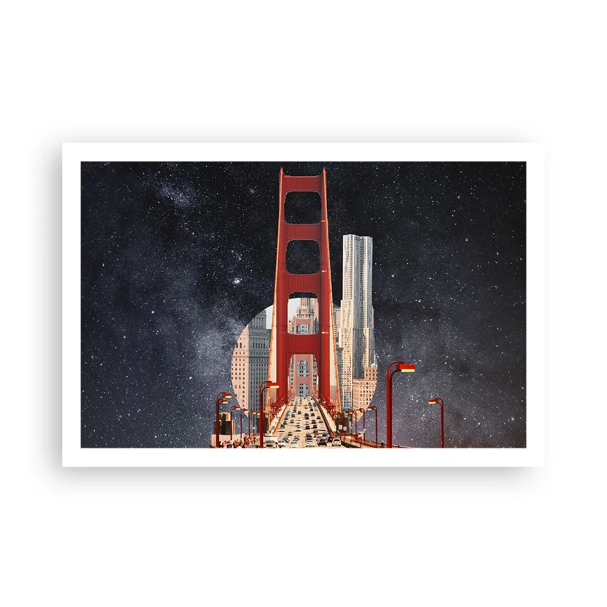 Plakat - Zawsze w centrum - 91x61 cm