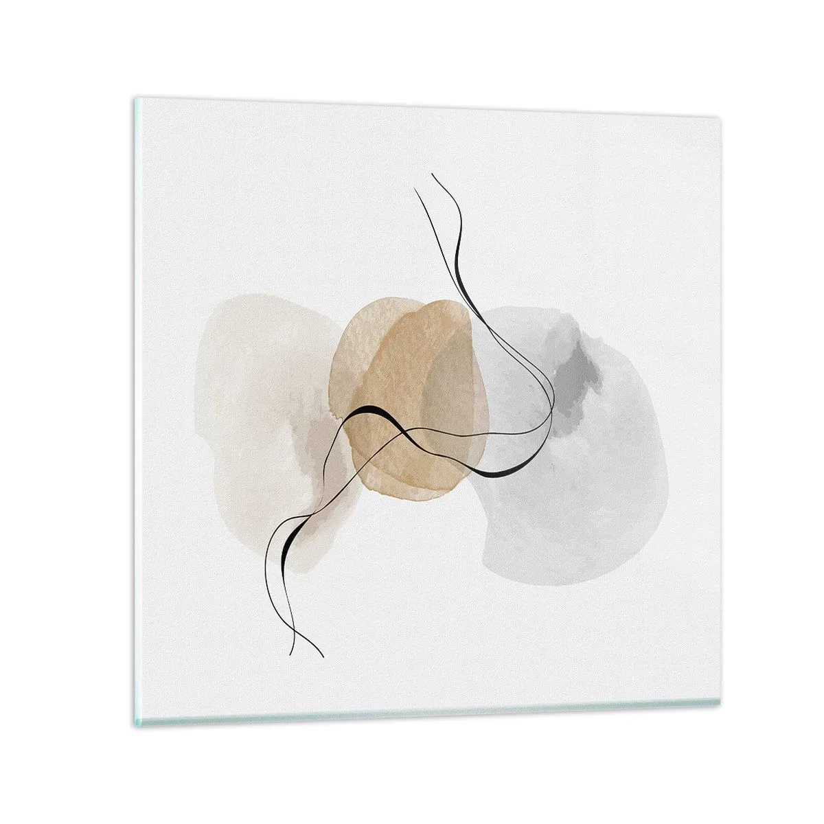 Obraz na szkle - Powietrzne paciorki - 60x60 cm