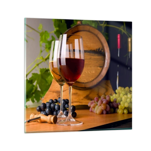 Obraz na szkle - Jak u starych mistrzów - 60x60 cm