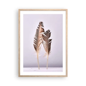 Plakat w ramie jasny dąb - Przeciw nicości - 50x70 cm