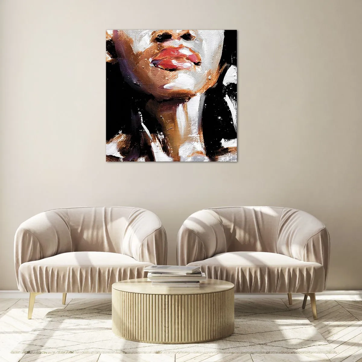 Obraz na szkle - Duma bez uprzedzeń - 70x70 cm