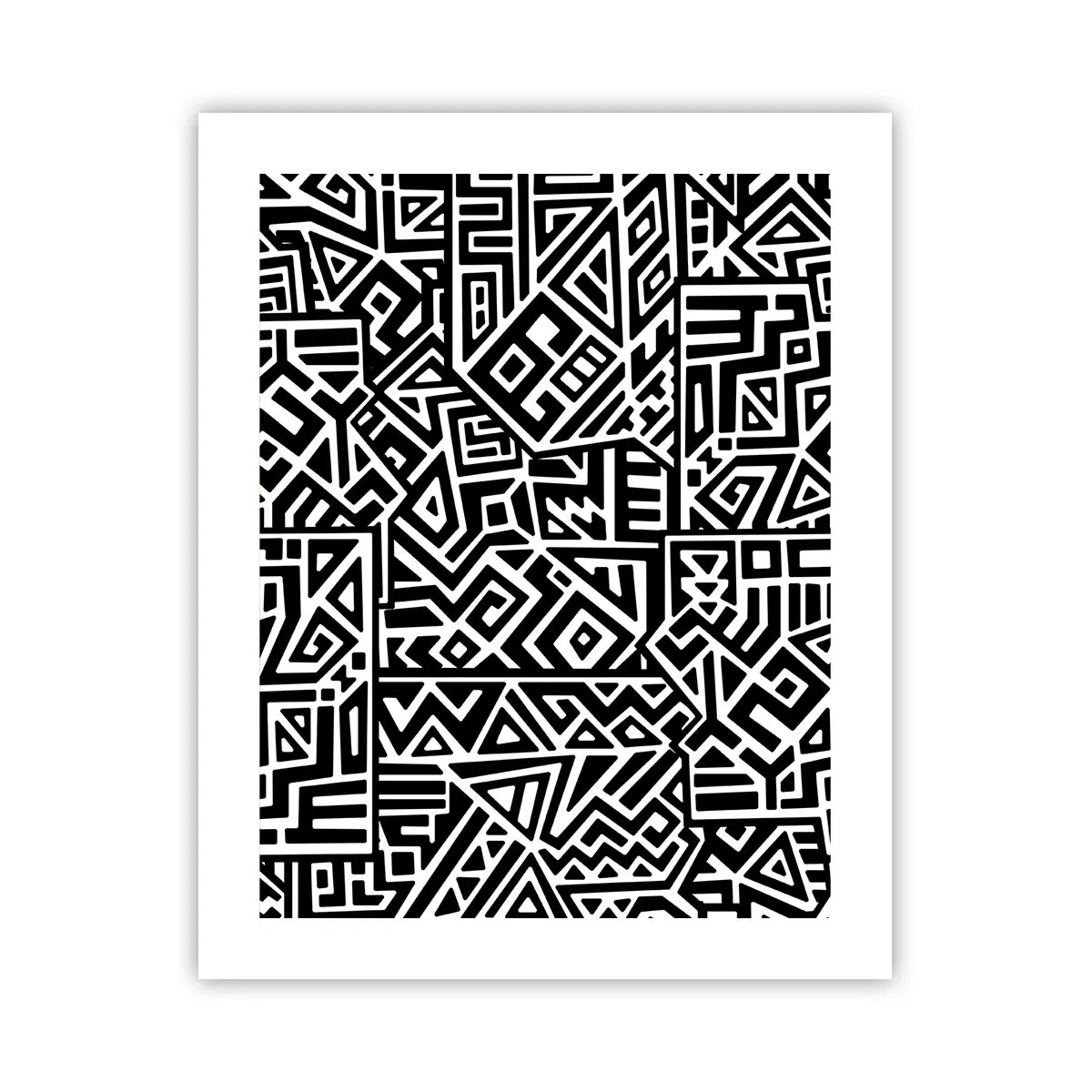 Plakat - Kompozycja prekolumbijska - 40x50 cm