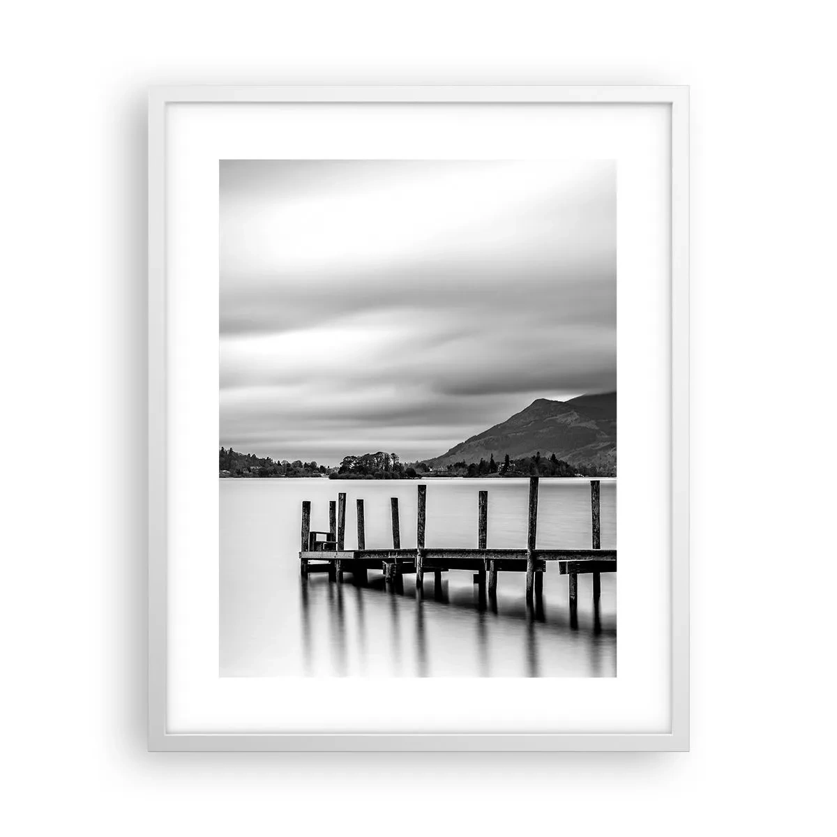 Plakat w białej ramie - Łagodność i siła - 40x50 cm