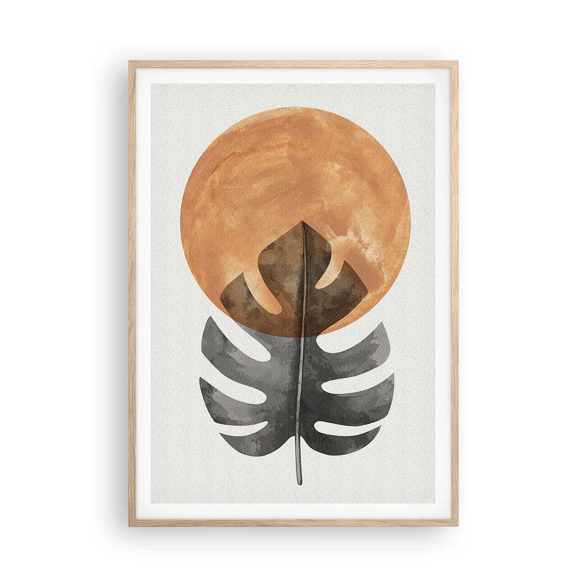 Plakat w ramie jasny dąb - Zawsze słońce - 70x100 cm