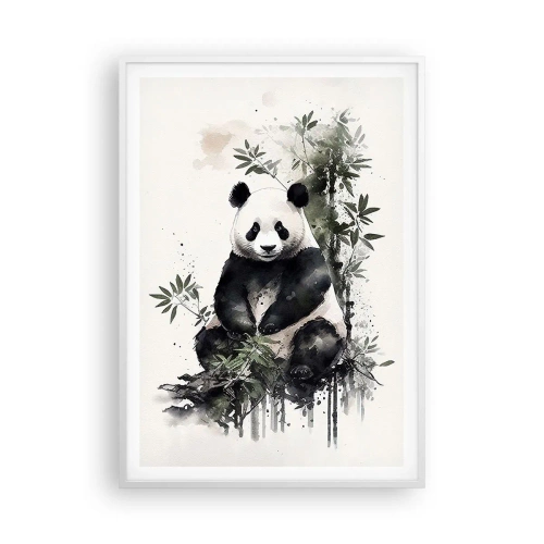 Plakat w białej ramie - Pozdrowienia z Chin - 70x100 cm