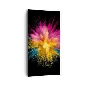 Obraz na płótnie - Narodziny barw  - 55x100 cm