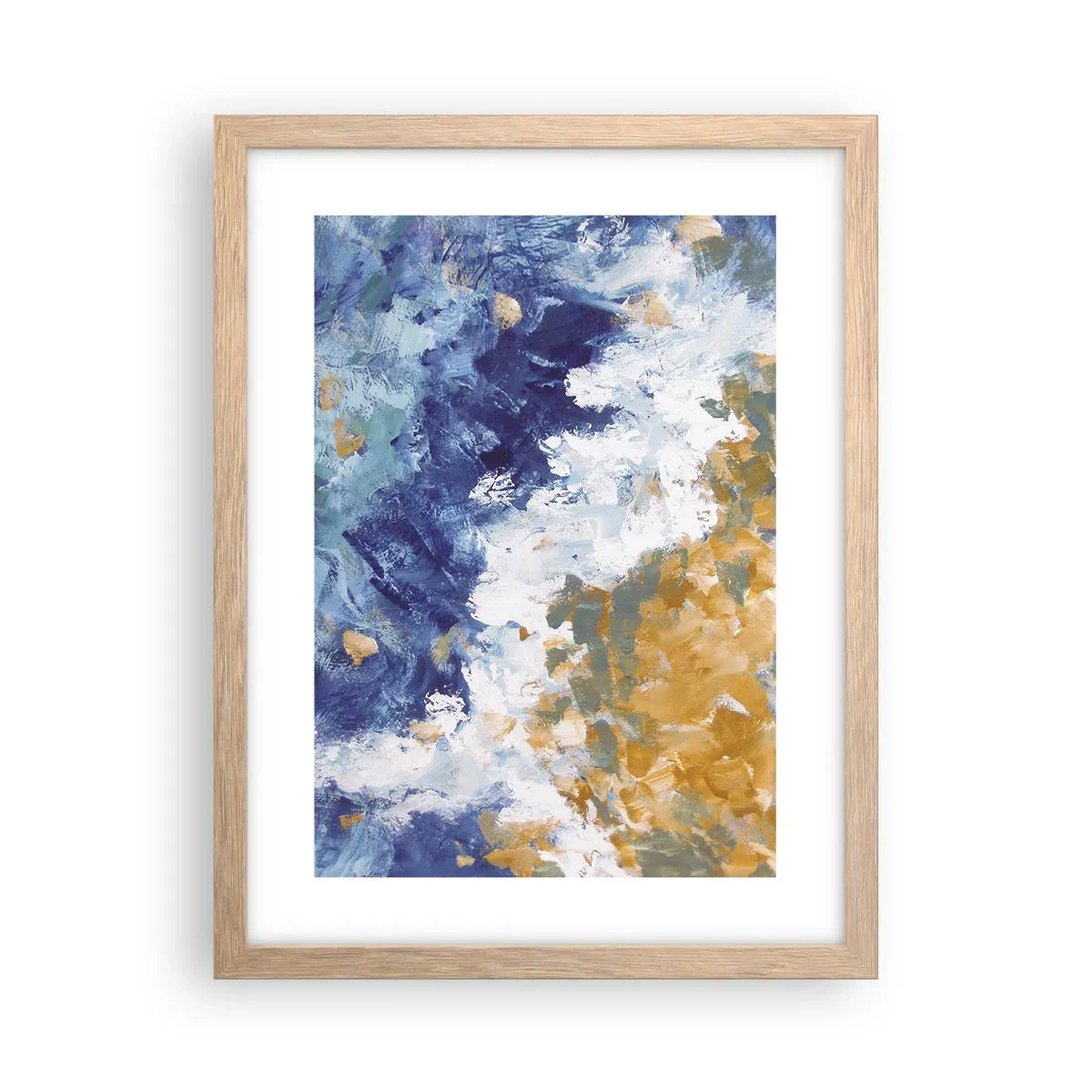 Plakat w ramie jasny dąb - Taniec żywiołów - 30x40 cm