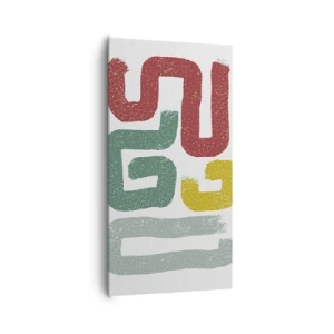 Obraz na płótnie - W nieznanym języku - 65x120 cm