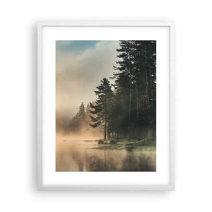 Plakat w białej ramie - Narodziny dnia - 40x50 cm