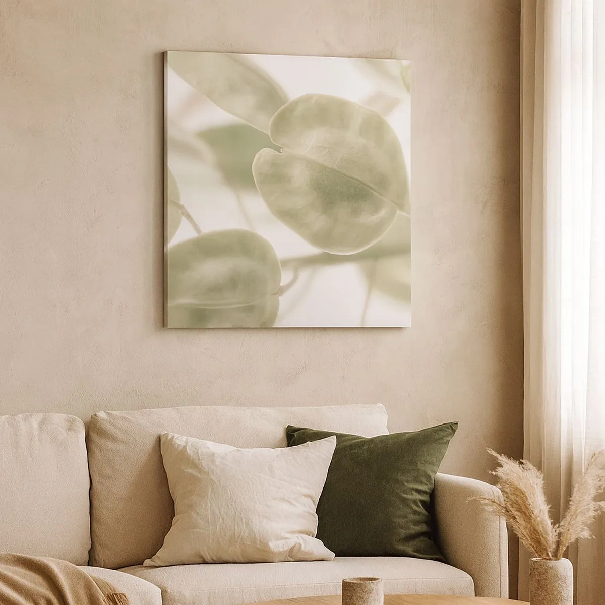 Obraz na płótnie - Na początku były listki… - 30x30 cm