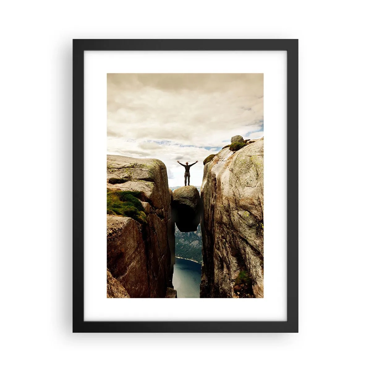 Plakat w czarnej ramie - Jak się czuję?! - 30x40 cm