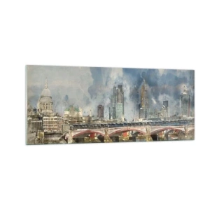 Obraz na szkle - Londyn w całej okazałości - 100x40 cm