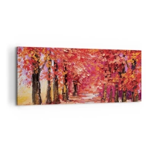 Obraz na płótnie - Jesienna impresja - 100x40 cm