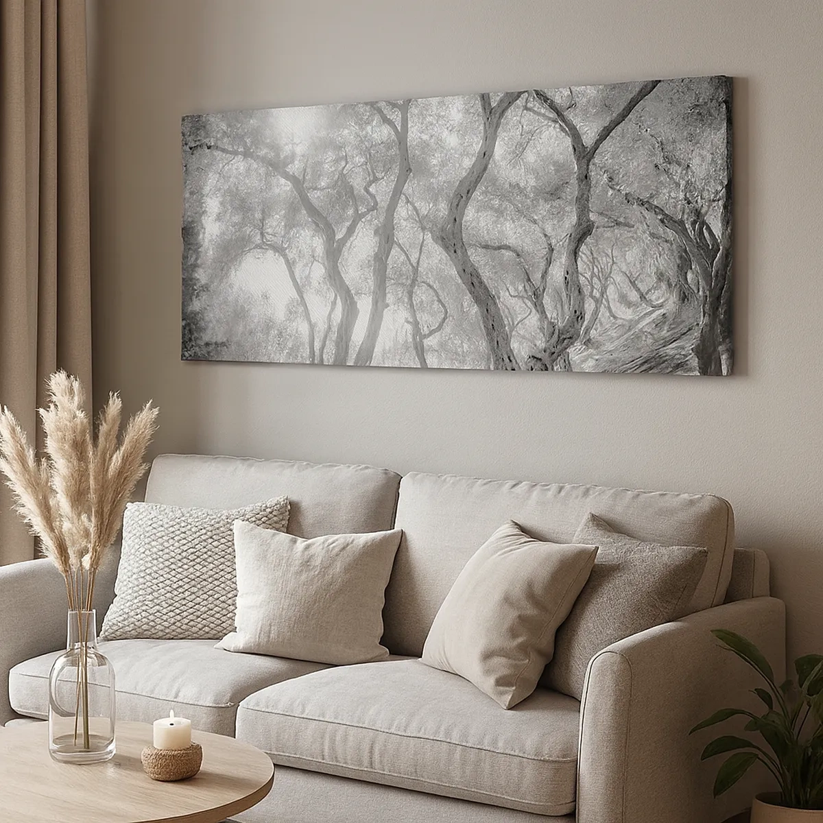 Obraz na płótnie - W oliwnym gaju - 30x30 cm