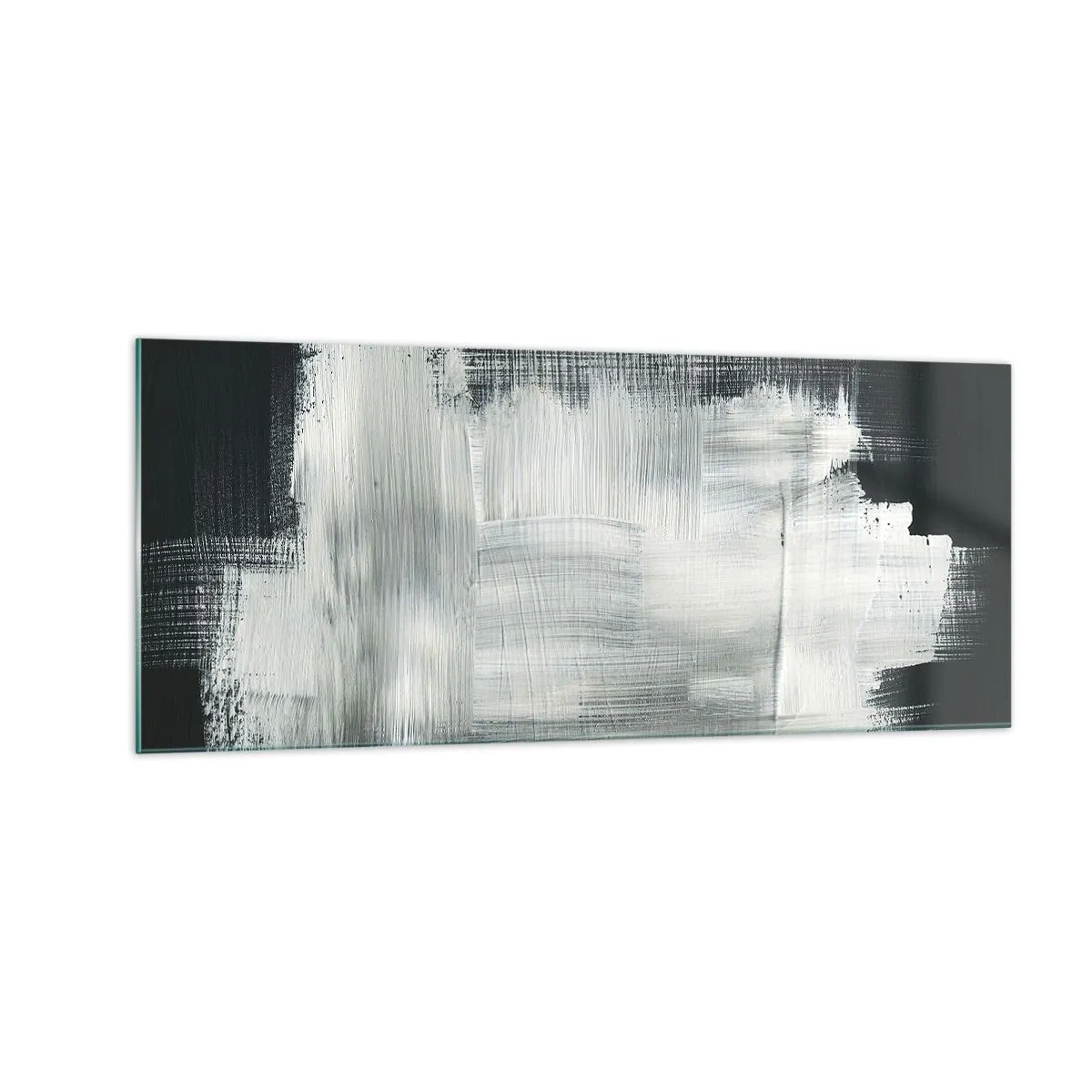 Obraz na szkle - Utkane z pionu i poziomu - 100x40 cm