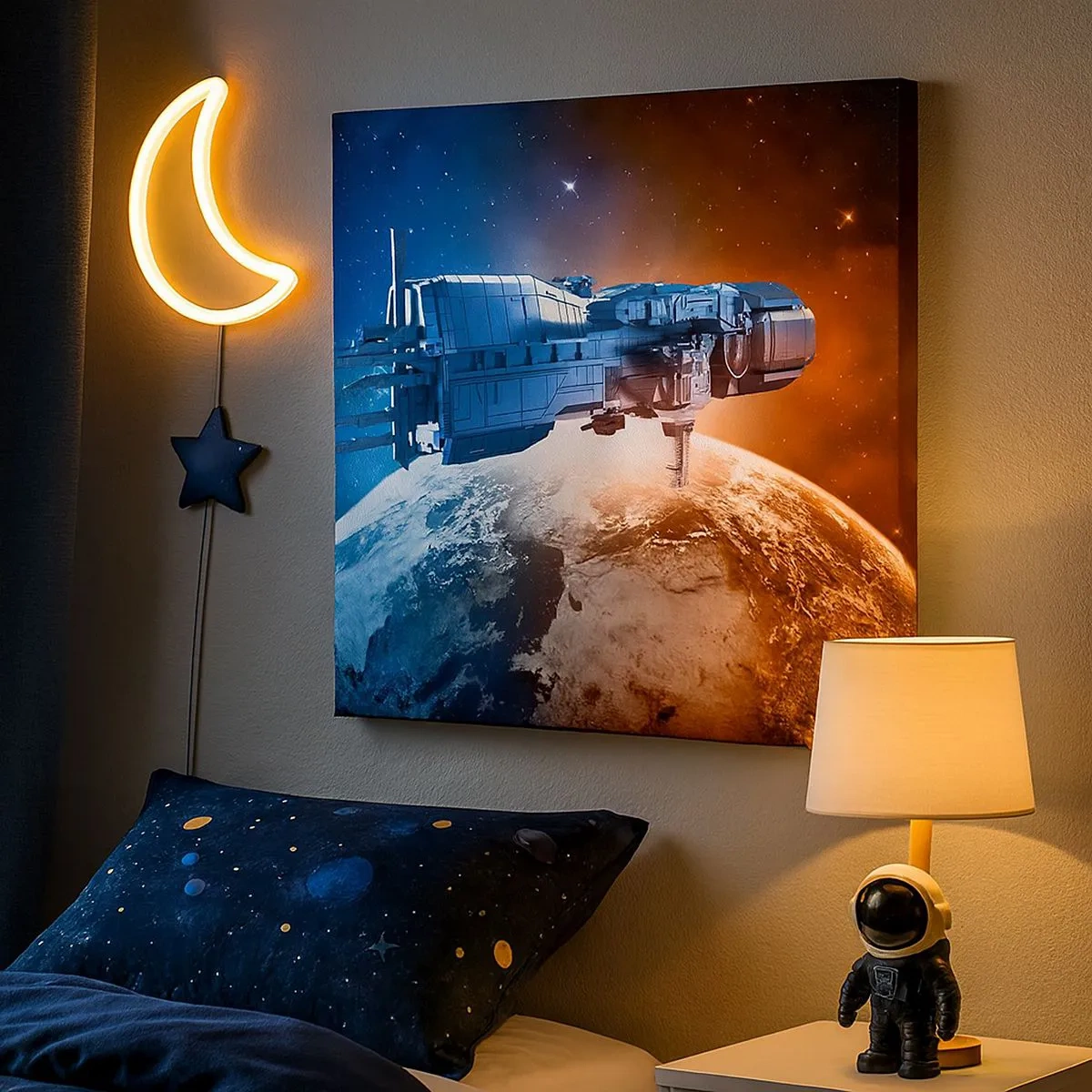 Obraz na płótnie - Uważny obserwator - 30x30 cm