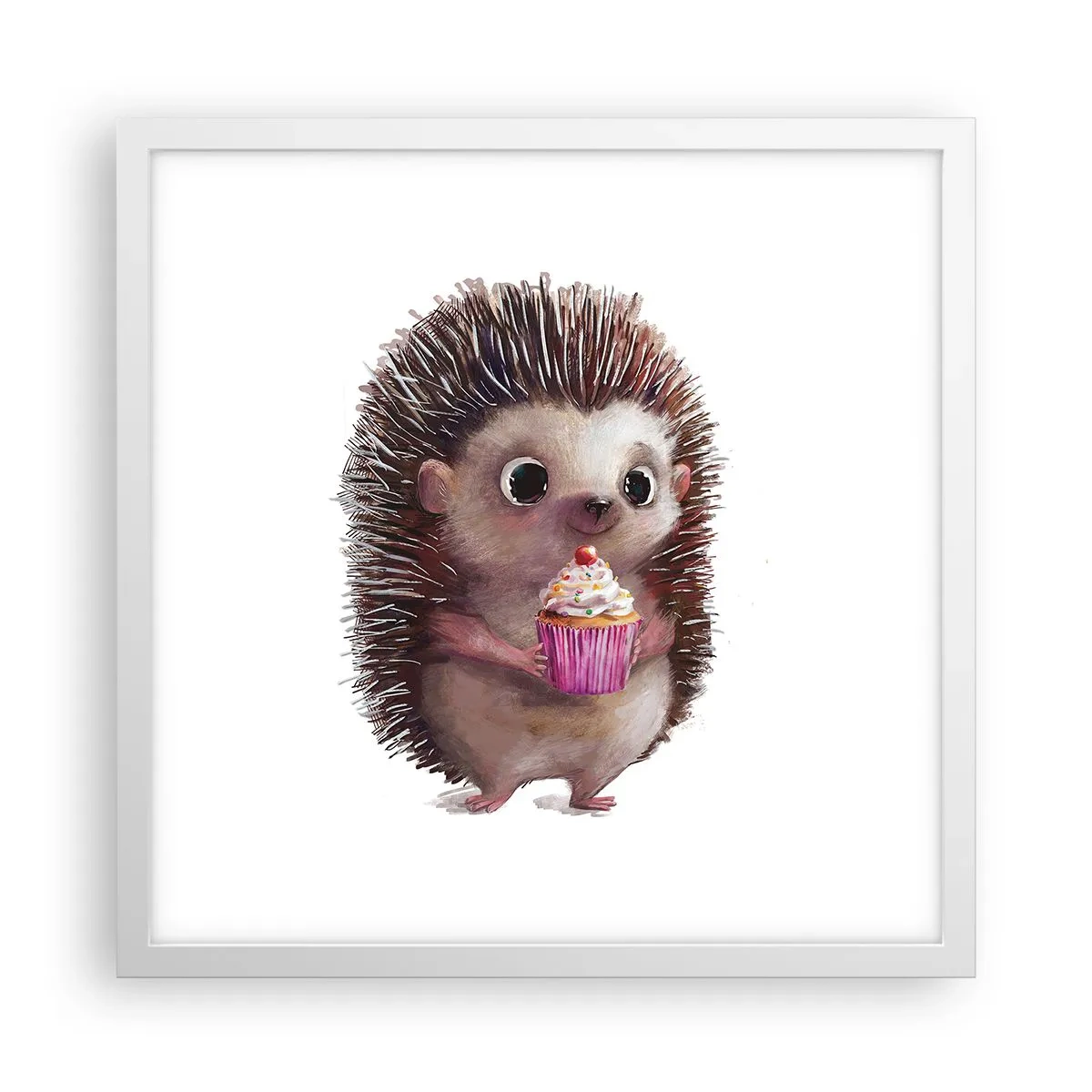 Plakat w białej ramie - Święto jest co dzień - 40x40 cm