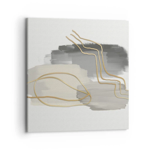 Obraz na płótnie - Trwanie i ruch - 70x70 cm