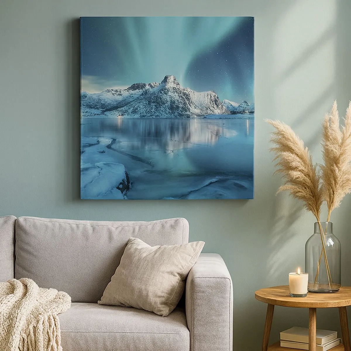 Obraz na płótnie - Noc światła - 30x30 cm