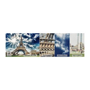 Fototapeta Próbka Premium Canvas - Jedyna taka pod słońcem - Wieża Eiffla, Paryż, Architektura - 100x30 cm