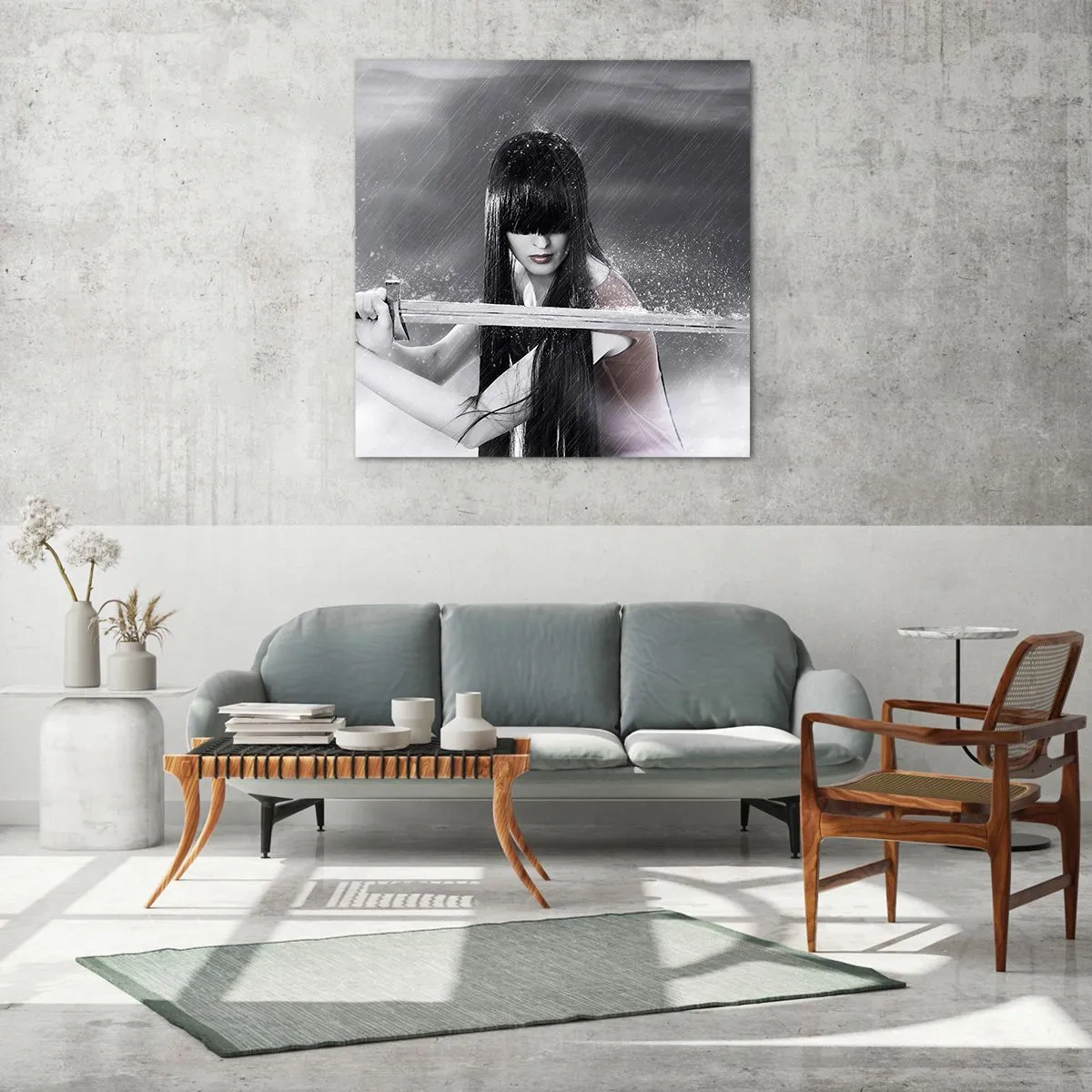 Obraz na szkle - Piękna i niebezpieczna - 40x40 cm