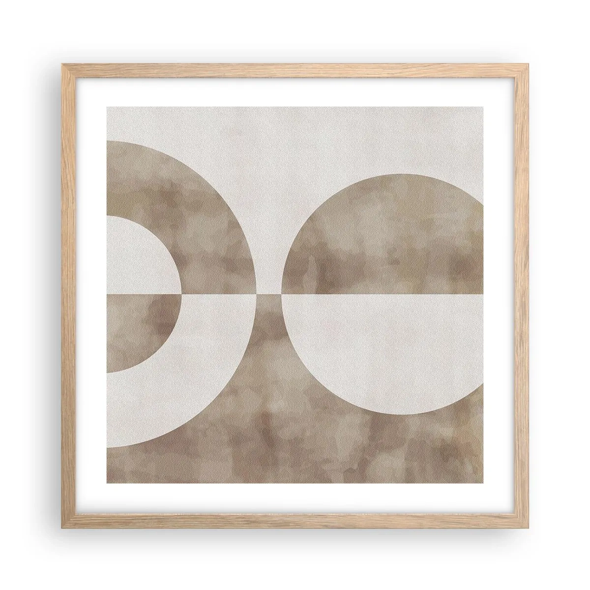 Plakat w ramie jasny dąb - Podobieństwa i różnice - 50x50 cm