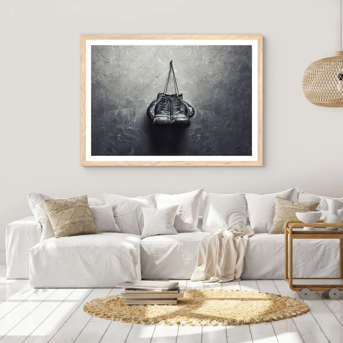 Plakat w ramie jasny dąb - Czas walki i czas pokoju - 100x70 cm