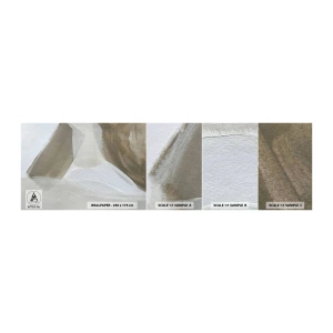 Fototapeta Próbka Standard Eco - Fala bieli - Jasny, Sztuka, Minimalistyczny - 100x30 cm