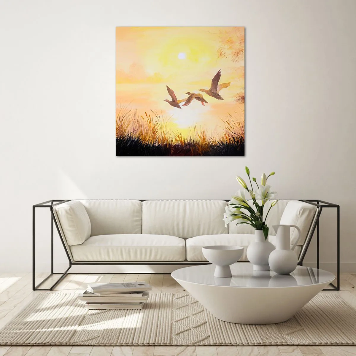 Obraz na szkle - Początek dalekiej podróży - 70x70 cm