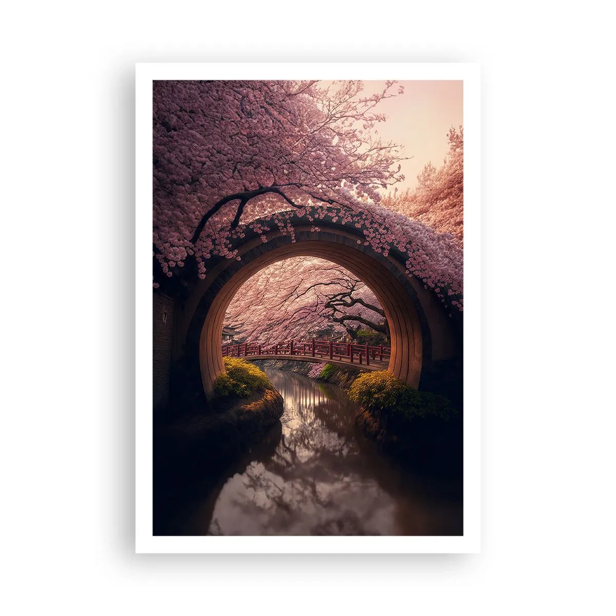 Plakat - Japońska wiosna - 70x100 cm