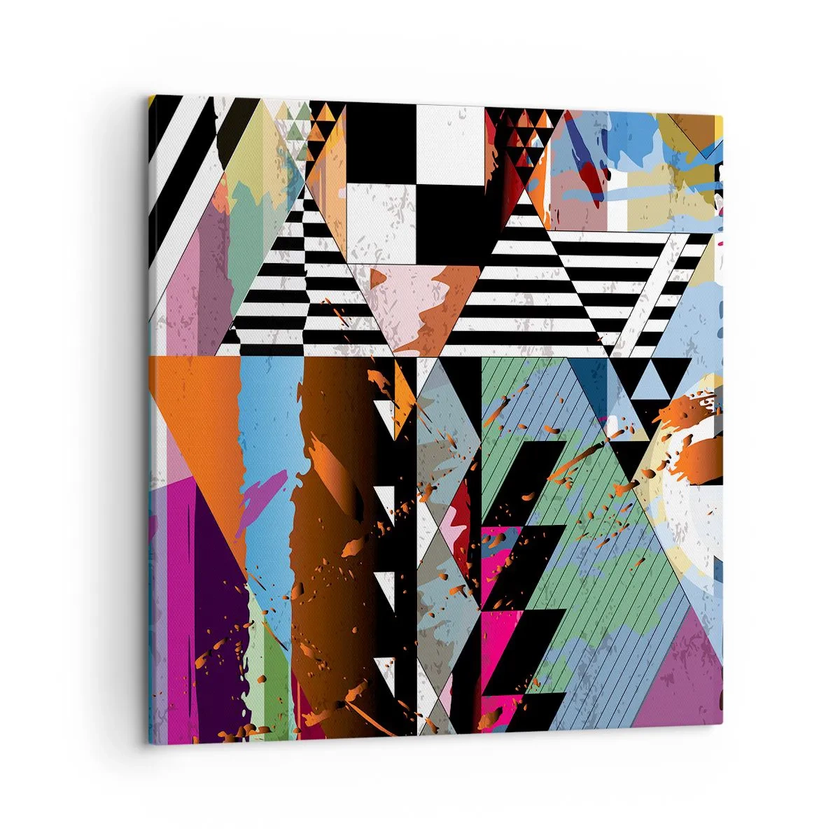 Obraz na płótnie - Geometrycznie i organicznie - 50x50 cm