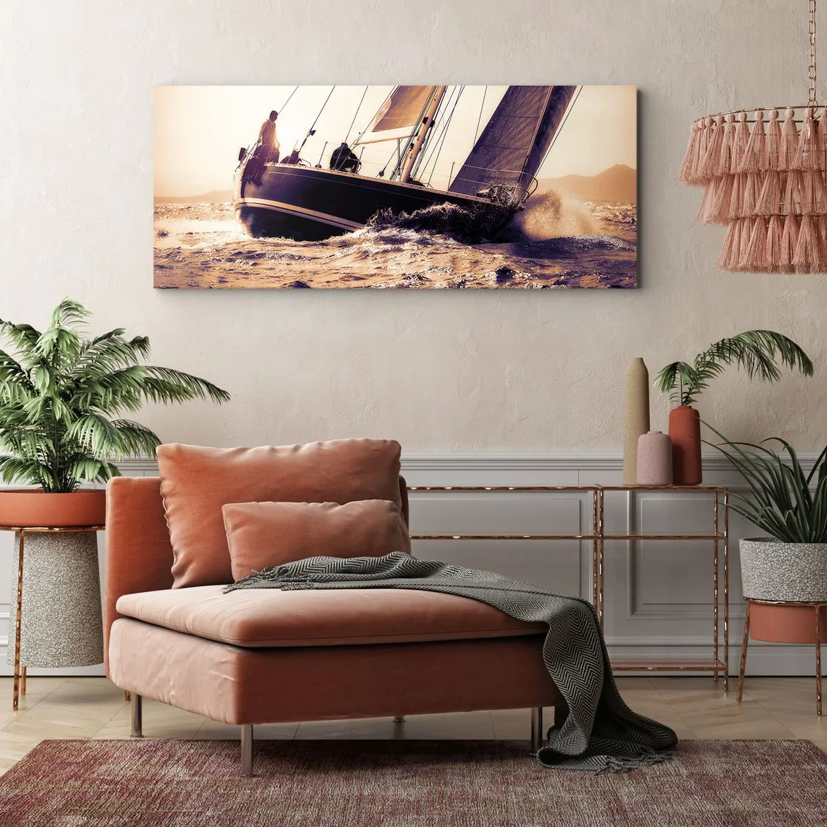 Obraz na płótnie - Żeglujże, żeglarzu - 90x30 cm