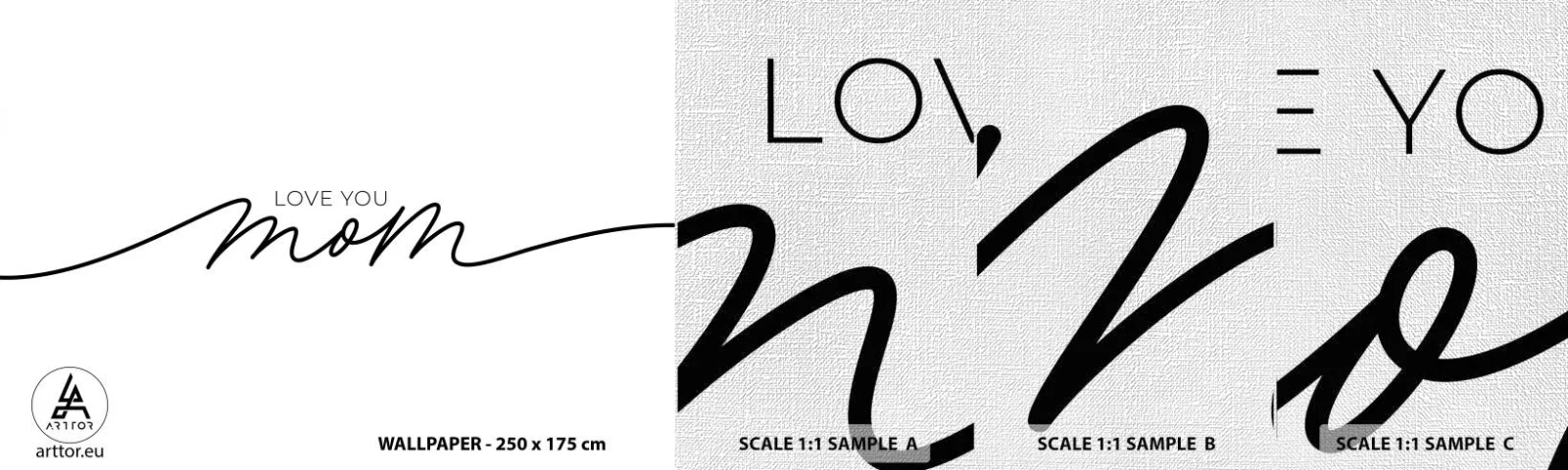 Fototapeta Próbka Premium Canvas - Wielkie wzruszenie - Typografia, Afirmacja, Maksyma - 100x30 cm