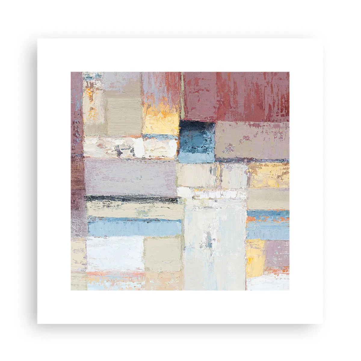 Plakat - Spokój geometrii - 30x30 cm