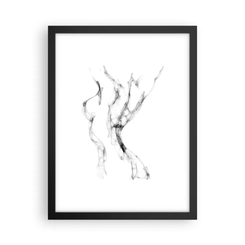 Plakat w czarnej ramie - Piękna i silna - 30x40 cm