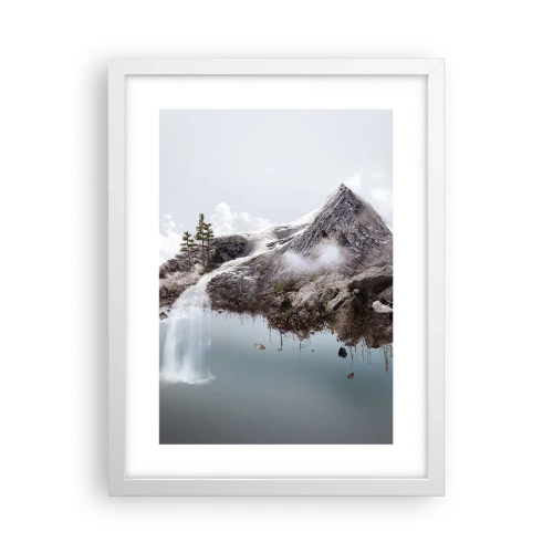 Plakat w białej ramie - Okiem surrealisty - 30x40 cm