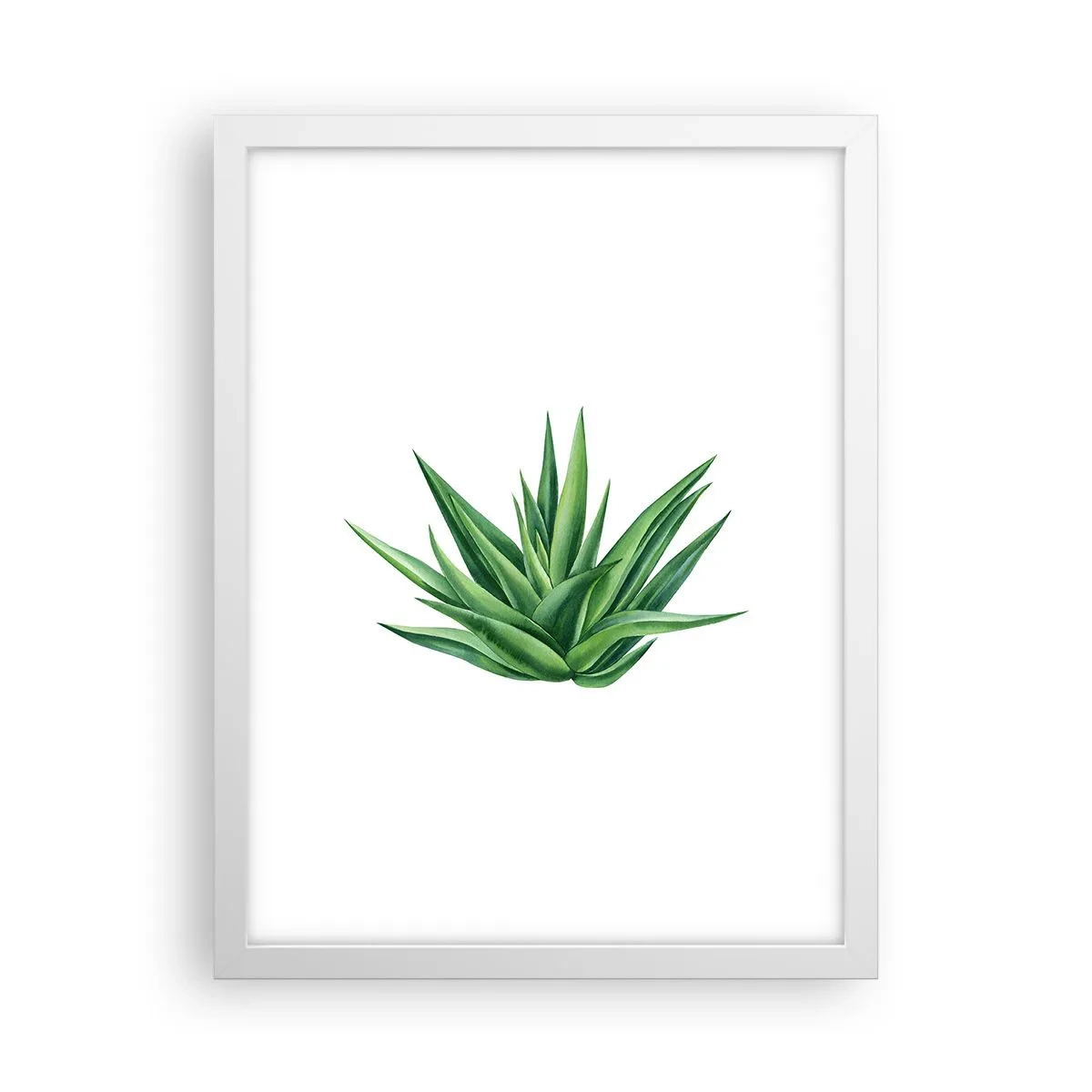 Plakat w białej ramie - Zieleń – siła – życie - 30x40 cm