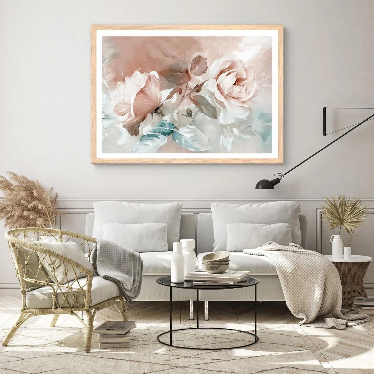 Plakat w ramie jasny dąb - Duch romantyzmu - 70x50 cm