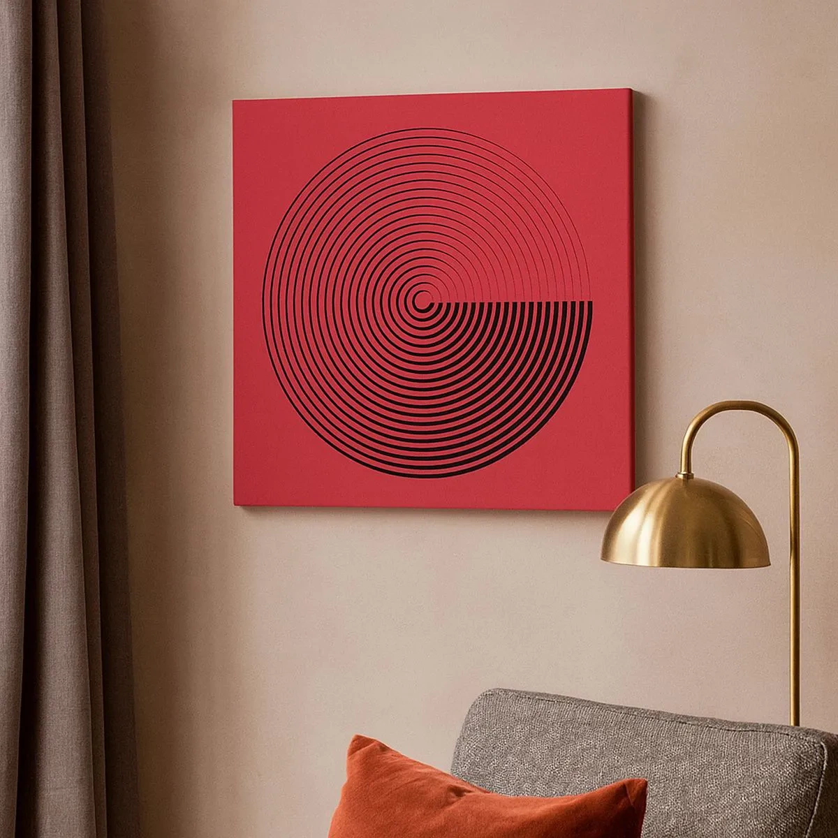 Obraz na płótnie - Ruch kolisty - 30x30 cm