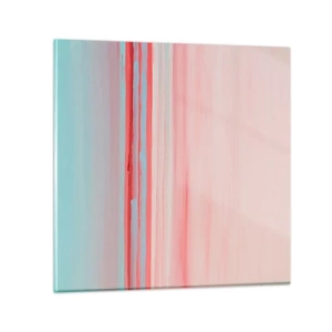 Obraz na szkle - Abstrakcja o świcie - 60x60 cm