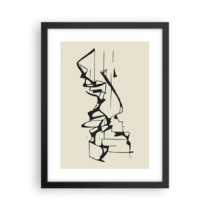 Plakat w czarnej ramie - Być może pejzaż - 30x40 cm