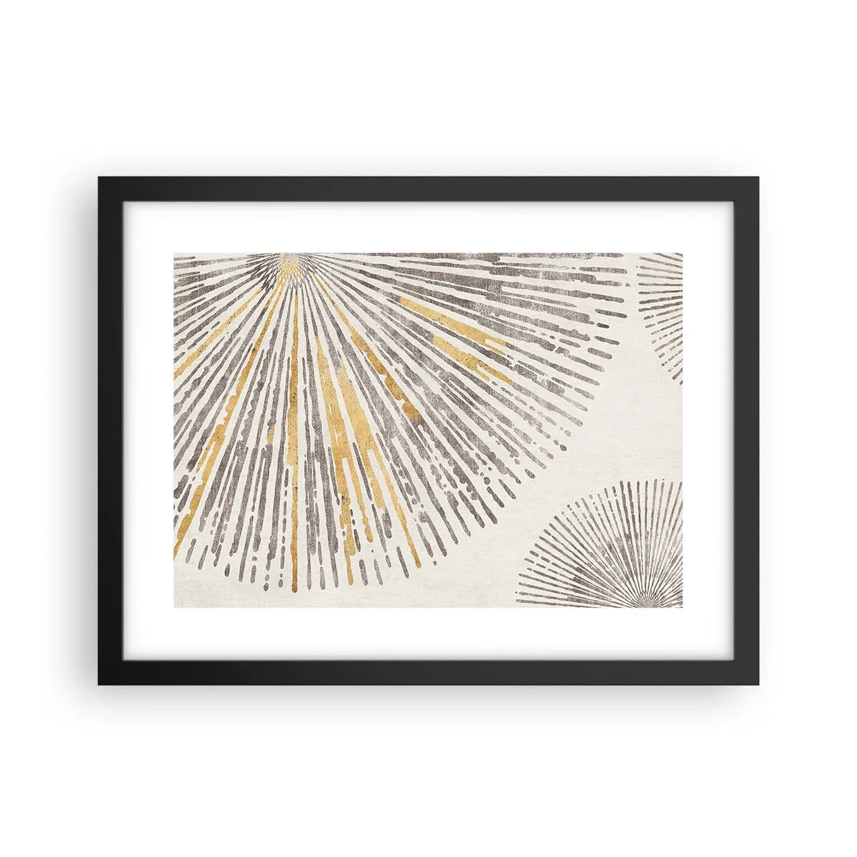 Plakat w czarnej ramie - Uroda promienia - 40x30 cm