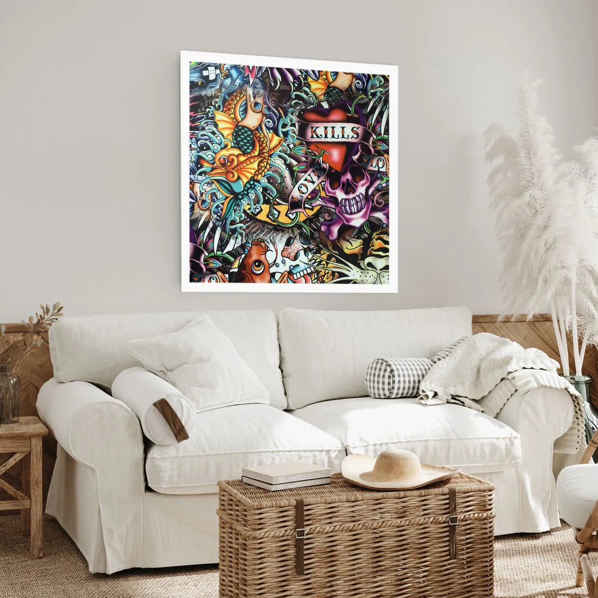 Plakat - Sen tatuażysty - 50x50 cm