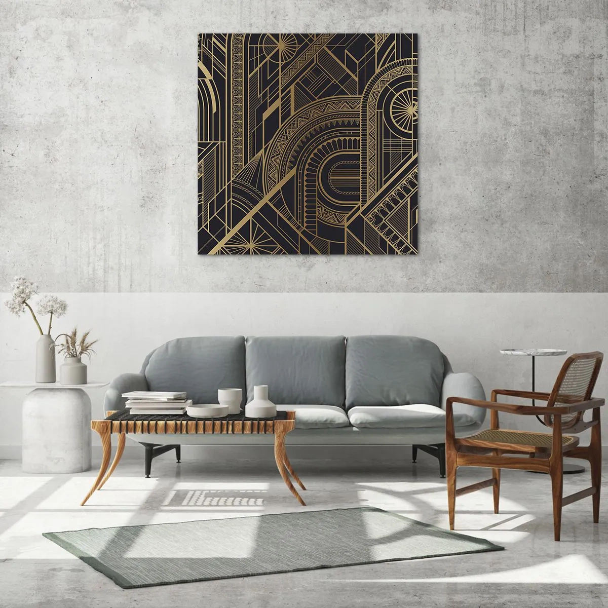 Obraz na szkle - Koncepty, idee, plany - 50x50 cm