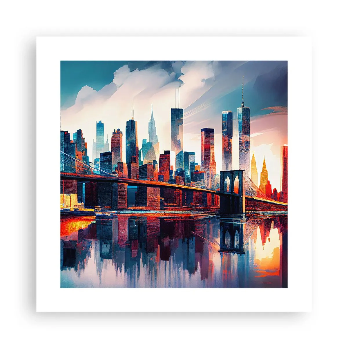 Plakat - Zjawiskowy Nowy Jork - 40x40 cm