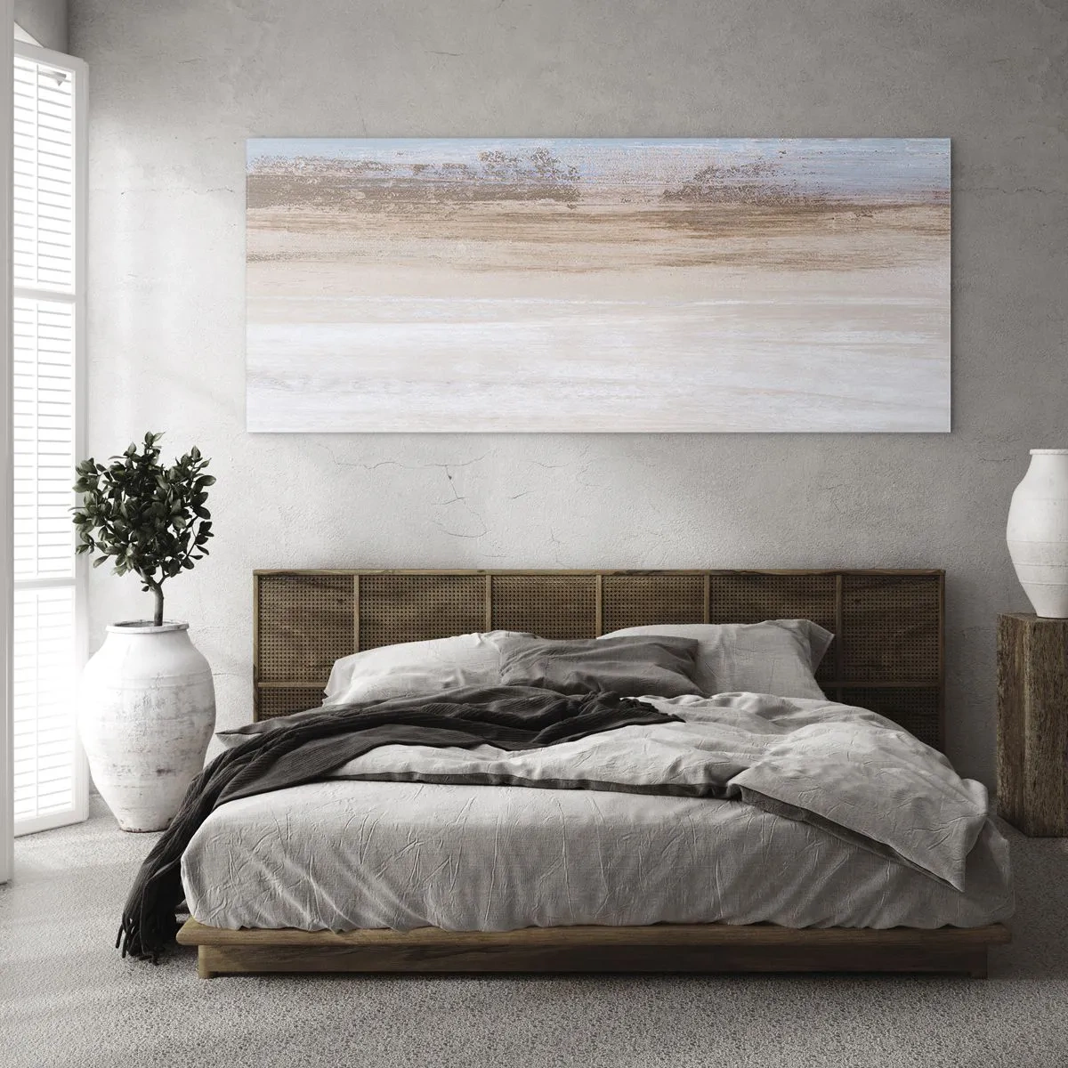 Obraz na szkle - Niejednoznaczny pejzaż - 90x30 cm