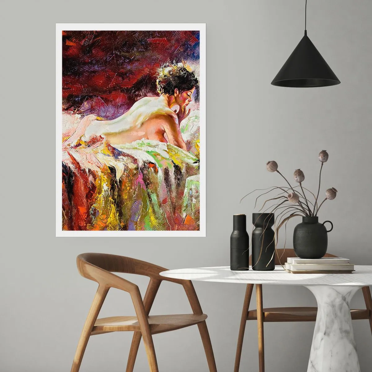 Plakat - Zamyślona Wenus - 40x50 cm